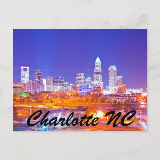 Charlotte NC Postcard (Front)