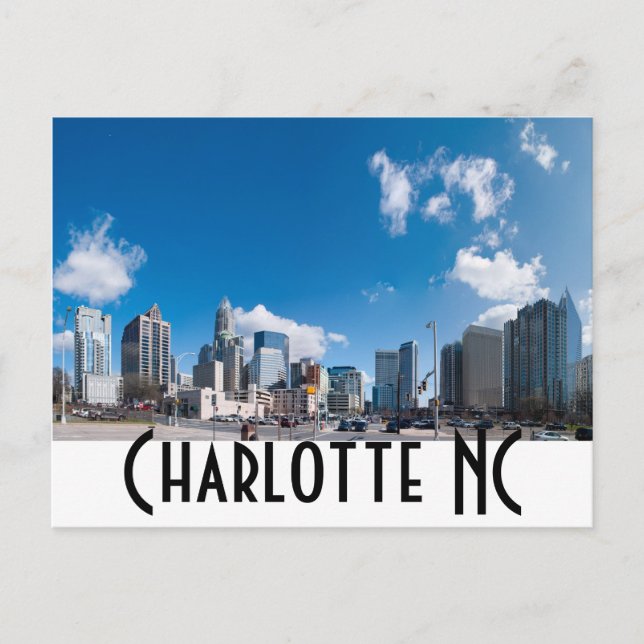 Charlotte NC Postcard (Front)
