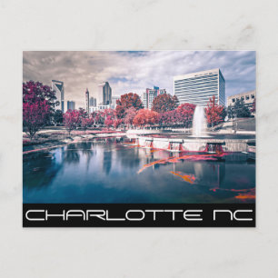 Charlotte NC -QUEEN CITY Postcard