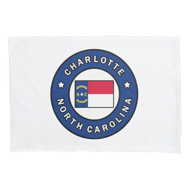 Charlotte North Carolina Pillowcase (Front)