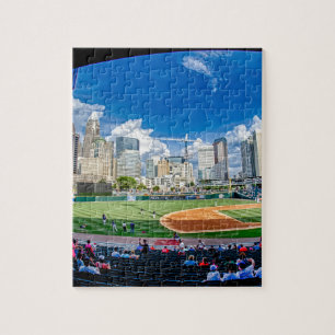 charlotte north carolina skyline downtown city bal jigsaw puzzle