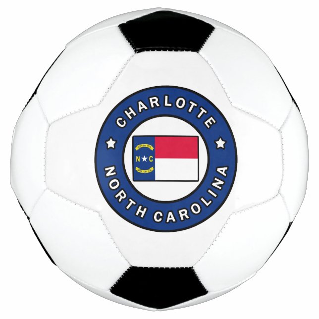 Charlotte North Carolina Soccer Ball (Front)