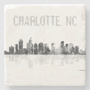 CHARLOTTE, NORTH CAROLINA - Stone drinks coaster