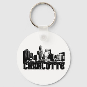 Charlotte Skyline Keychain