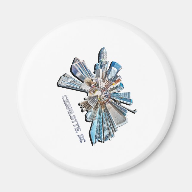 charlotte skyline magnet (Front)