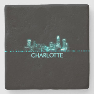 Charlotte Skyline Stone Coaster