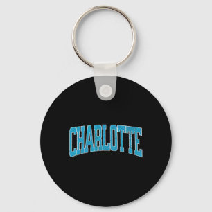 Charlotte Soccer Vintage City _1 Keychain