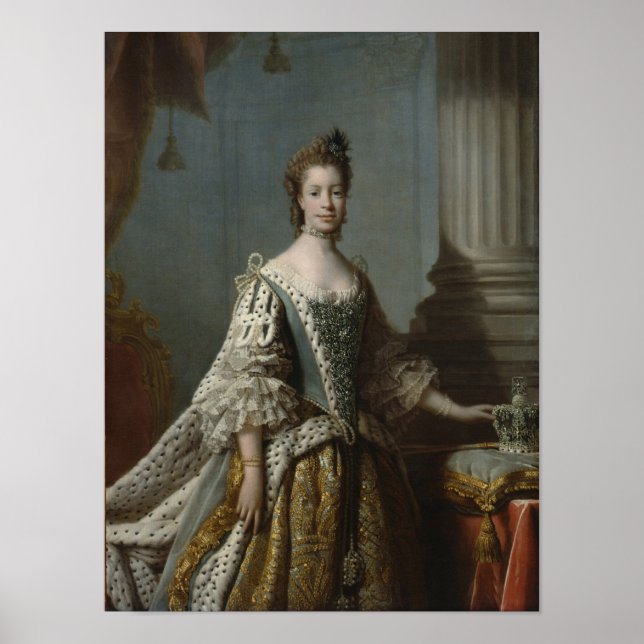 Charlotte Sophia of Mecklenburg-Strelitz, 1762 Poster (Front)