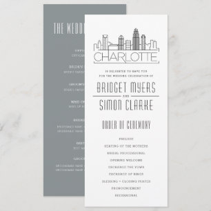 Charlotte Stylisée Skyline Programme de mariage