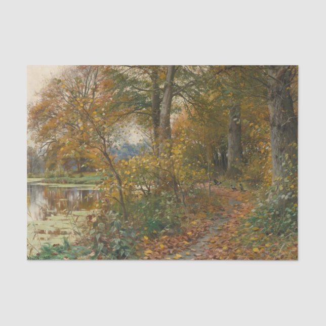Charlottendun Forest by Peder Mork Monsted Tissue Paper (Front)