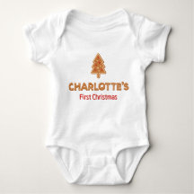 Charlotte's First Christmas Gingerbread Cute Gift