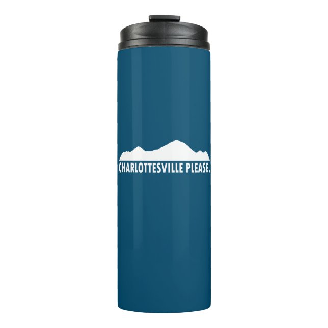 Charlottesville Please Thermal Tumbler (Front)