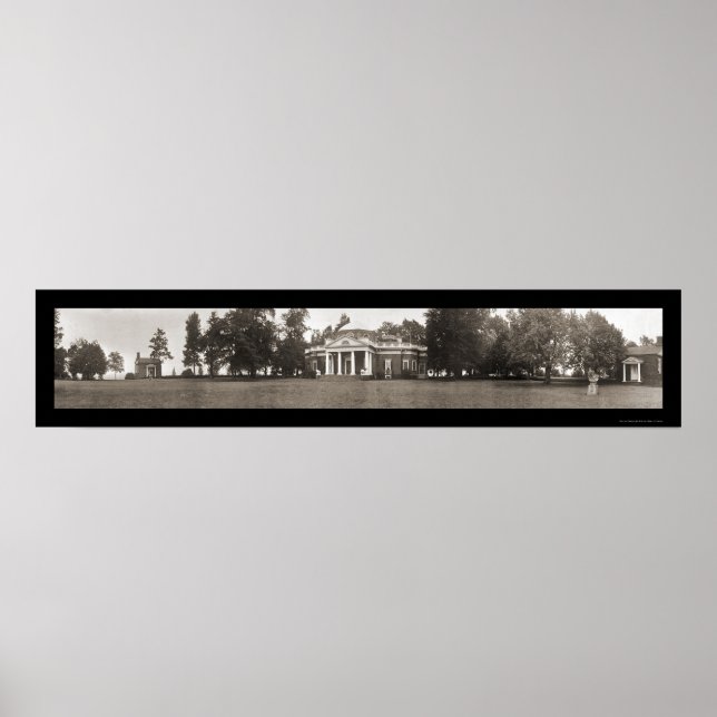 Charlottesville VA Photo 1911 Poster (Front)