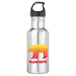 Charlottesville Virginia Rainbow Bear 532 Ml Water Bottle
