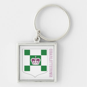Charlottetown coat of arms - PEI Keychain