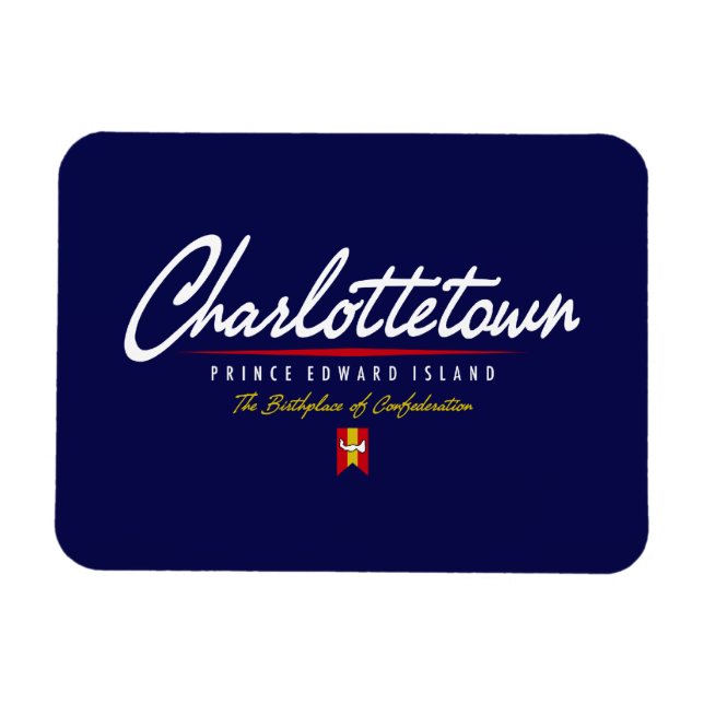 Charlottetown Script Magnet (Horizontal)