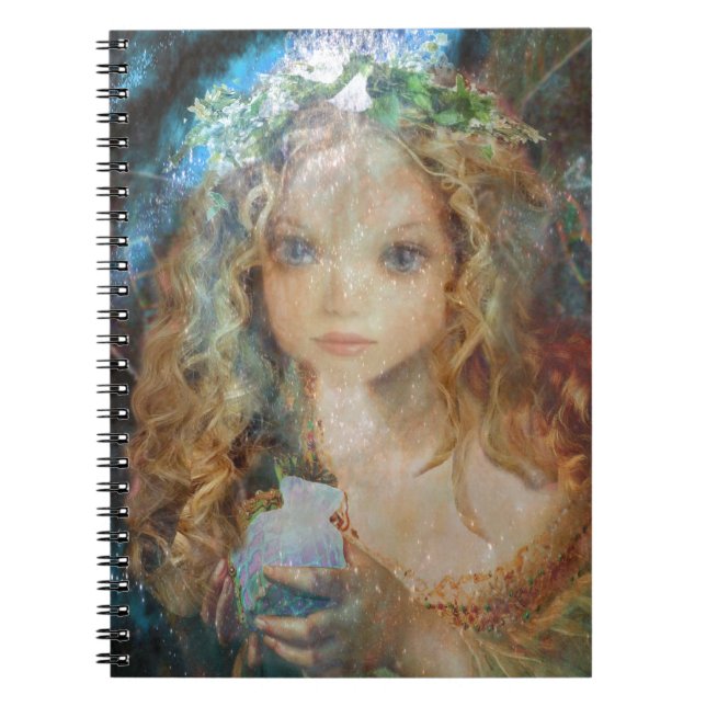 Charm - Fairy Angel with Fairy Dust Blessings Notebook (Front)