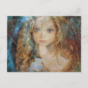 Charm - Fairy Angel with Fairy Dust Blessings Postcard