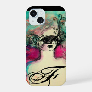 CHARM MONOGRAM / Mysterious Beauty with Mask iPhone 15 Case