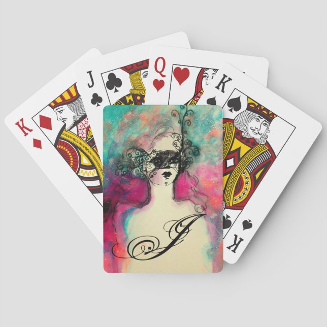 CHARM MONOGRAM PLAYING CARDS (Back)