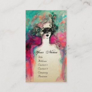 CHARM MONOGRAM,White Pearl Paper Business Card