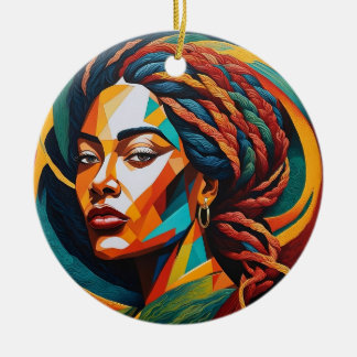 Charm of Elegance Ceramic Ornament