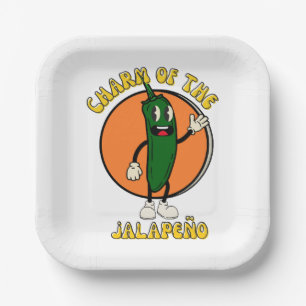 Charm of the Jalapeño Paper Plate