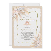 Charm Pampas Grass Orchid Roses Bridal Tea Party