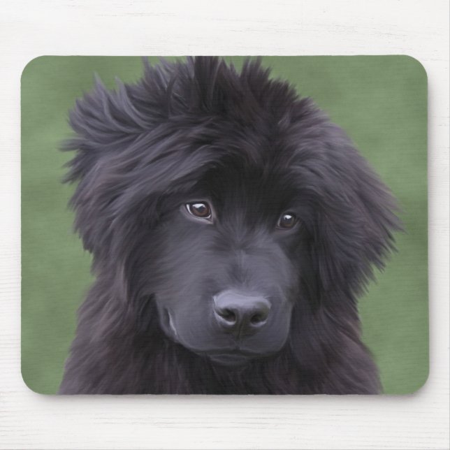 Charm the newfy pup mouse pad (Front)