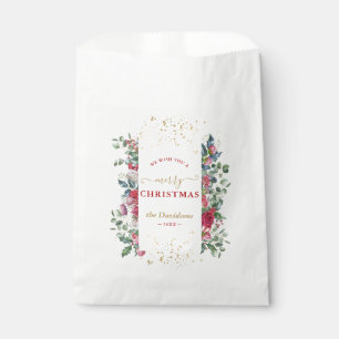Charm We Wish You A Merry Christmas Wreath  Favour Bag