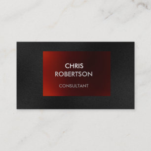 Charmant Carte de visite gris clair rouge attrayan