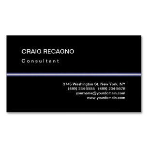 Charmant Carte de visite noir blanc