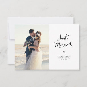 charmant script coeur mariage faire-part