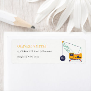 Charmant véhicule de grue de construction n'import