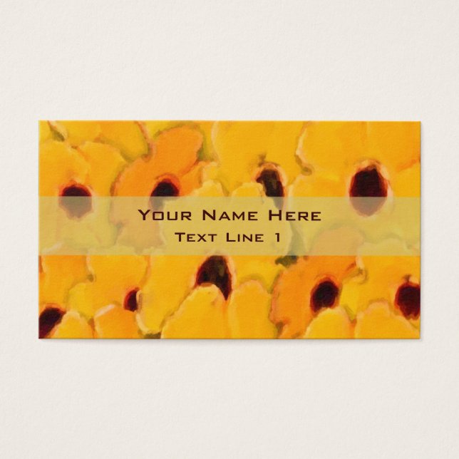 Charmante marguerite jaune Art floral (Devant)