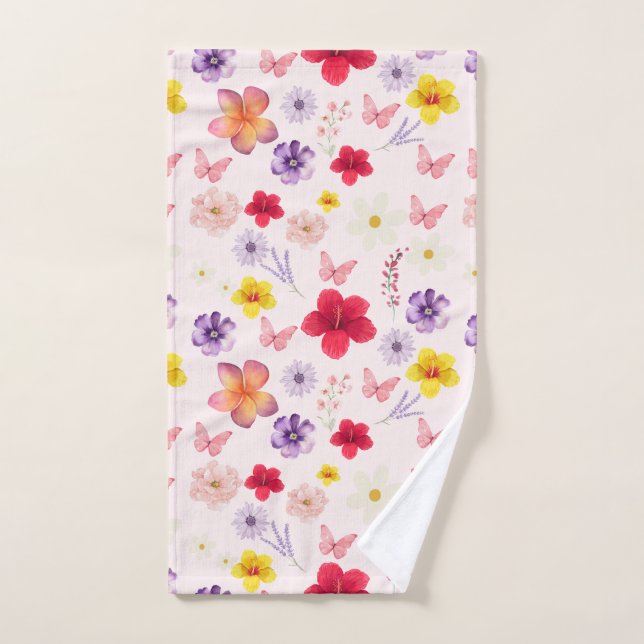 Charmante serviette de jardin (Serviette à main)