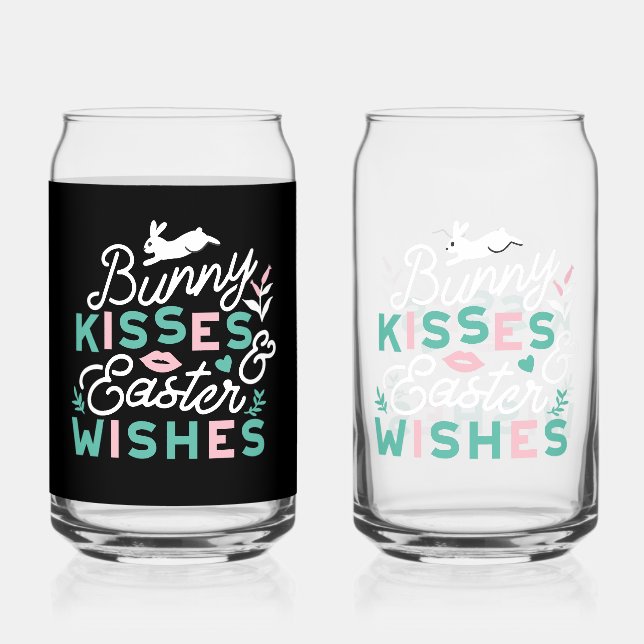 Charmante Typographie de Pâques Bunny Pâques (Verso)