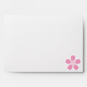 Charmants Sakura dans des Enveloppes Rose Pâle