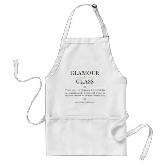 Charme dans le tablier en verre