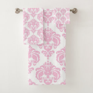 Charme Girly de damassé fascinante royale de rose