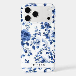 Charme Intemporel : Étui pour iPhone Blue Toile Ro