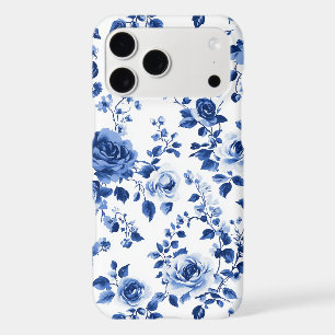 Charme Intemporel : Étui pour iPhone Blue Toile Ro