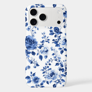 Charme Intemporel : Étui pour iPhone Blue Toile Ro