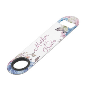 Charme parisien Bleu & Rose Mère de la Mariée
