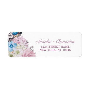 Charme parisien Mariage bleu et rose Adresse de re