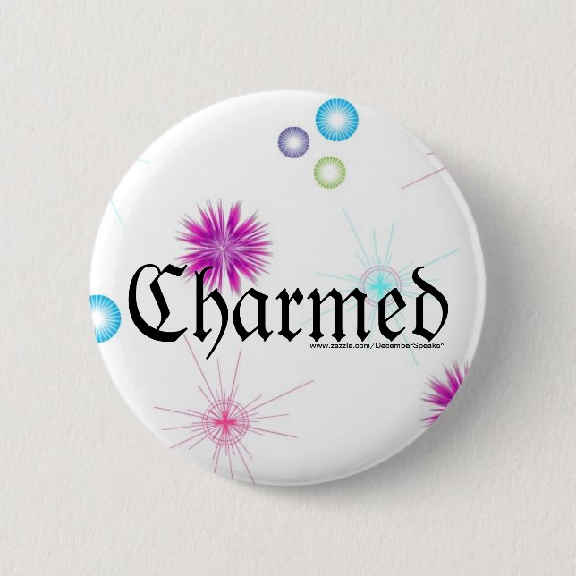 Charmed 2 Inch Round Button (Front)