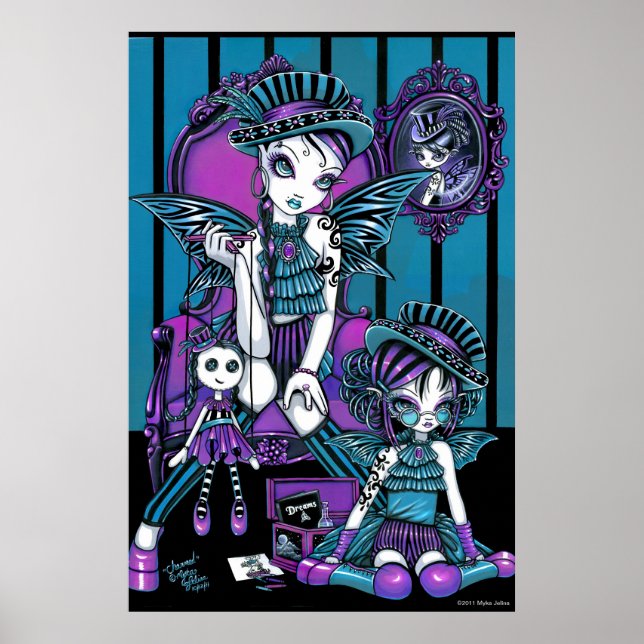 "Charmed" Gothic Couture Magical Fairy Poster (Front)