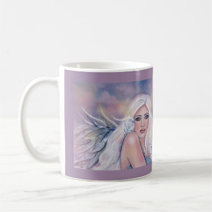 Charmeine Heavenly angel art by Renee Lavoie Coffee Mug