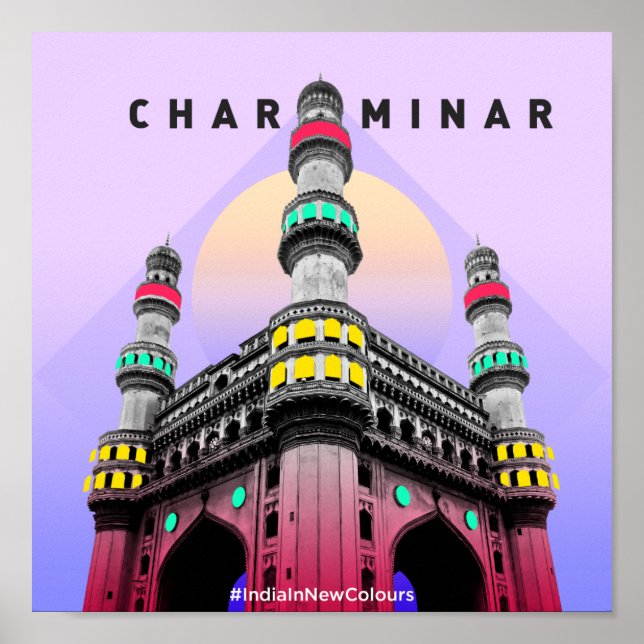 CharMinar Hyderabad India Poster (Front)