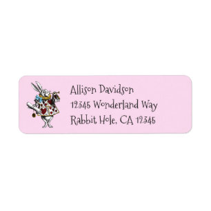 Charming Alice in Wonderland White Rabbit